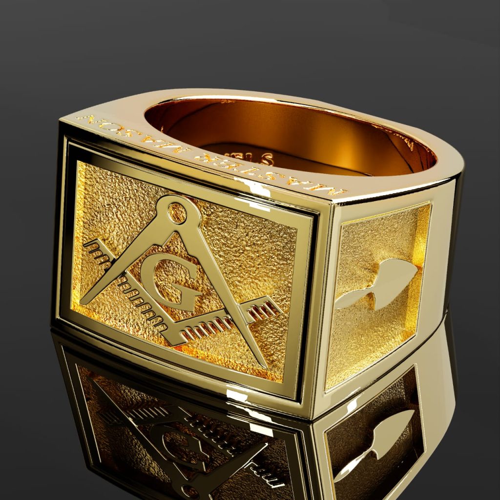 Masonic gold rings
